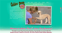 Desktop Screenshot of goldenpaws.com